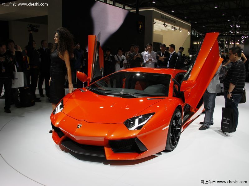 兰博基尼 Aventador 车展