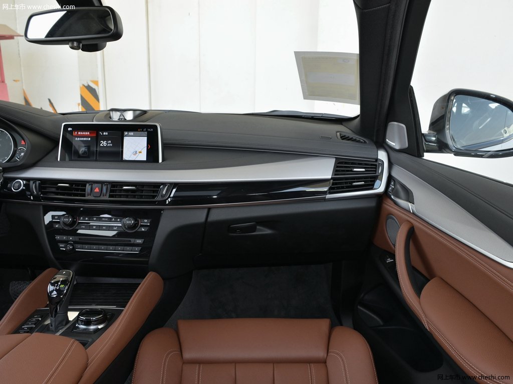 棕宝马x6 2019款 xdrive35i尊享型m运动套装内饰中控高清图片(10/57)