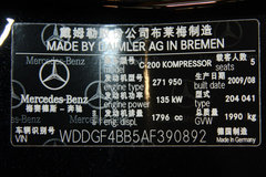 2010款 C200K 1.8L 自動(dòng) 標(biāo)準(zhǔn)型