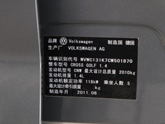 2011款 Cross Golf 1.4 TSI 跨界休旅车