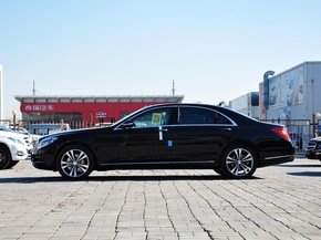 奔驰(进口)  S400L 3.5L AT 车辆左正侧视角