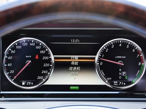 奔驰(进口)  S400L 3.5L AT 方向盘后方仪表盘