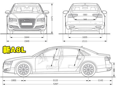 奥迪(进口) A8L 2010款