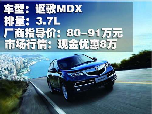 讴歌 MDX 2010款