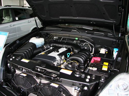 双龙汽车  RX320 3.2 AT 发动机主体特写