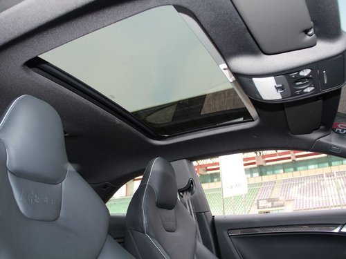 奥迪(进口) 4.2L 车顶内部特写