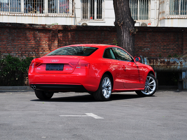 奥迪(进口)  45TFSI 2.0T CVT 车辆右侧尾部视角