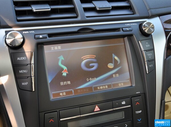 广汽丰田  2.5G 自动 中控台整体