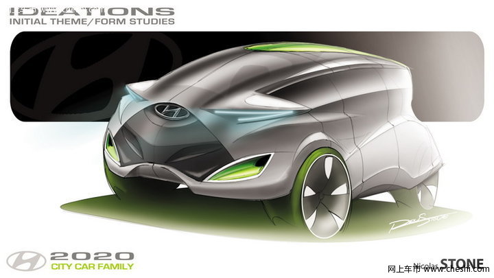 依靠太阳能行驶的概念车