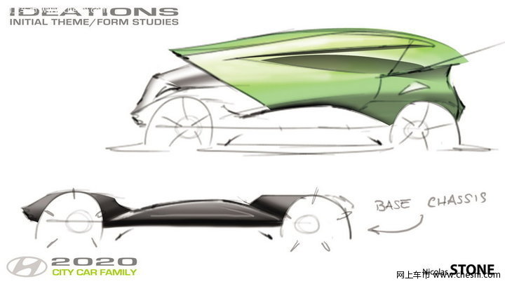 依靠太阳能行驶的概念车