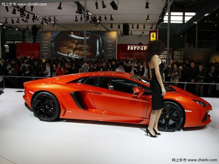 兰博基尼 Aventador 车展