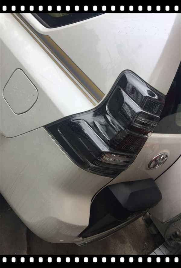 【17款丰田霸道2700限量版熏黑轮熏黑大灯_天