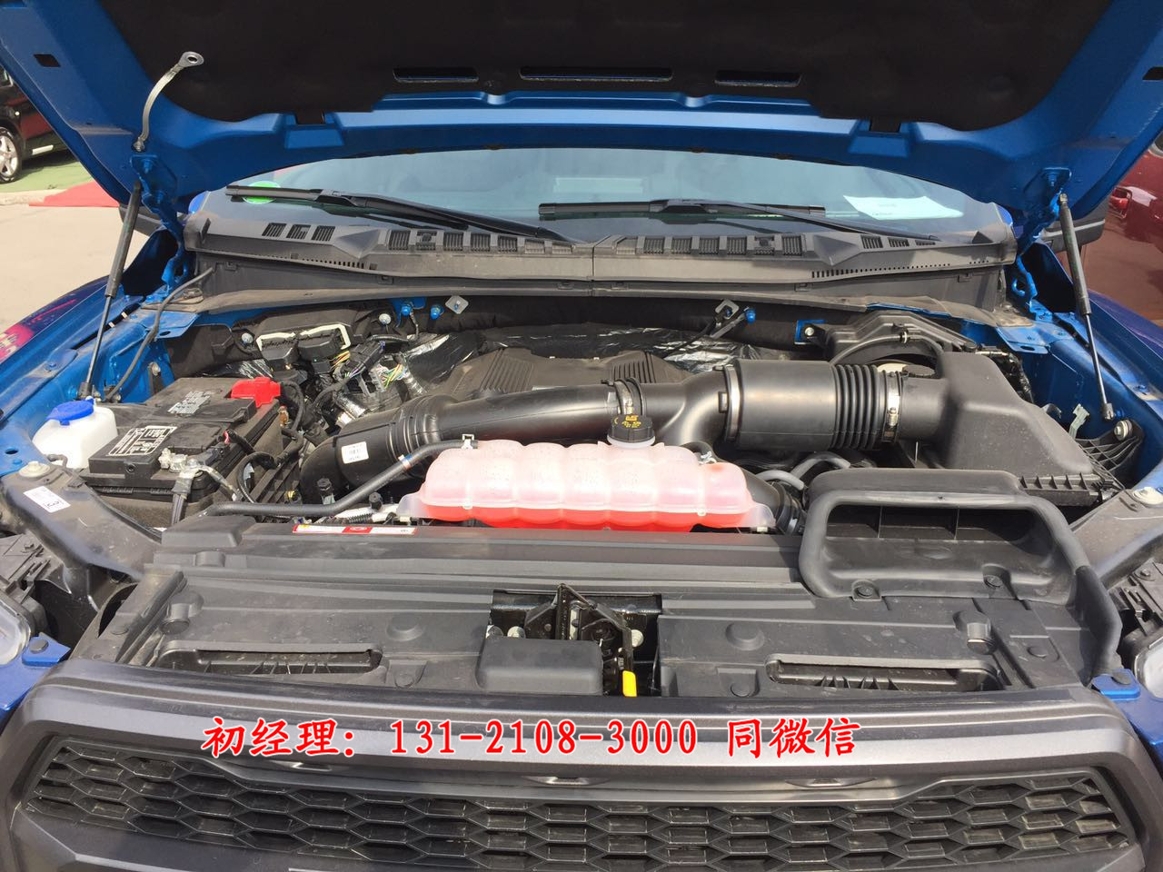 2017款美规新款福特F150猛禽3.5TT蓝色北京现车