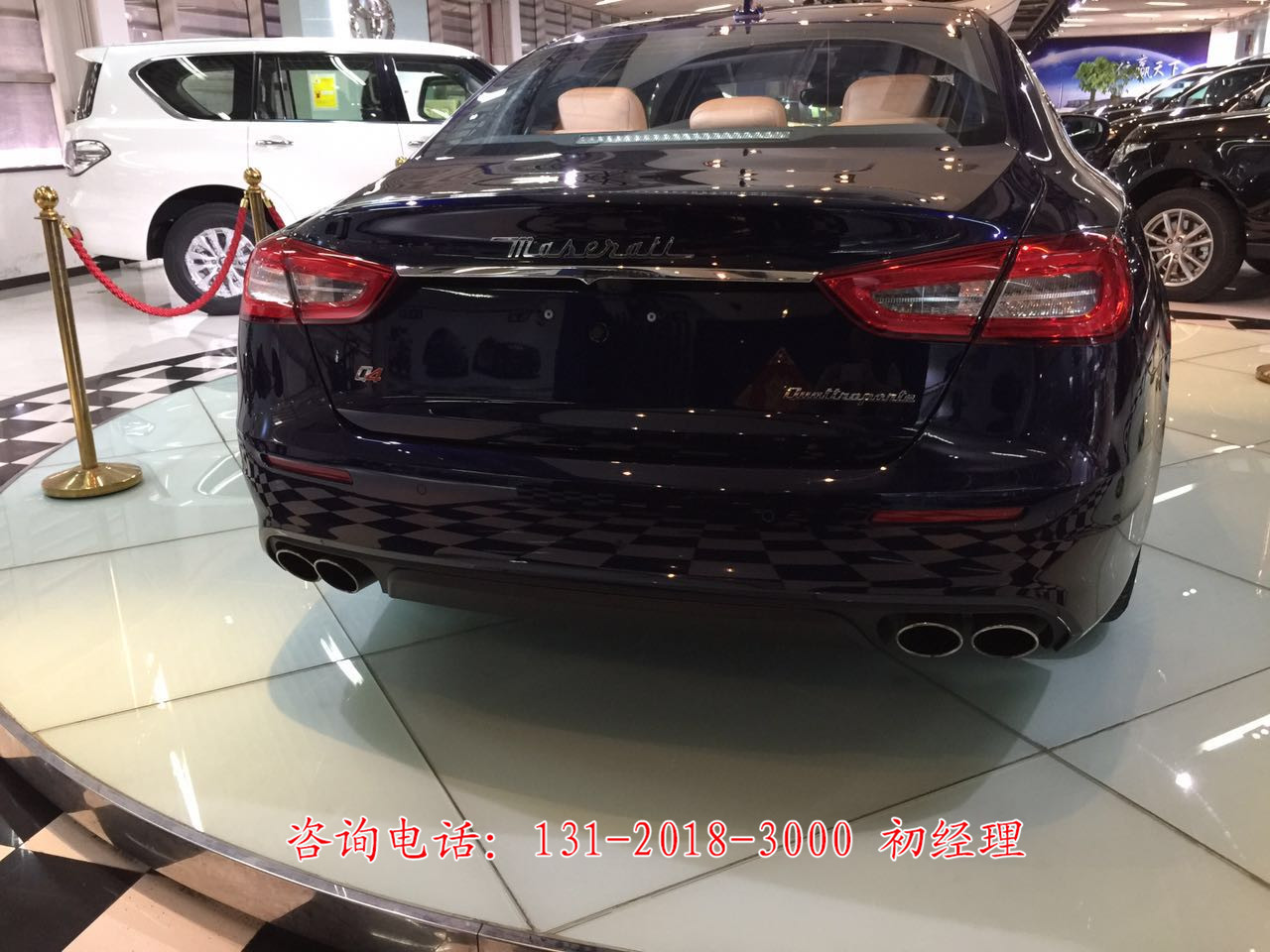 2017款美规四驱玛莎拉蒂总裁蓝色3.0T北京现车