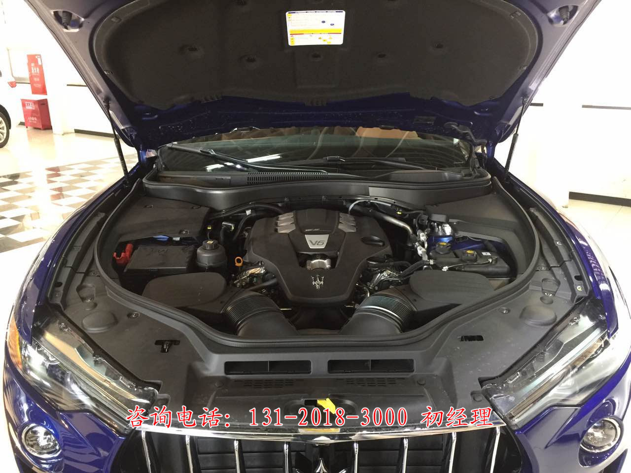 2017款美规版玛莎拉蒂SUV蓝色Levante北京现车