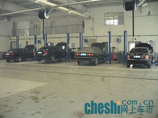 维修车间，维修质量的保证是你买车后最重要的环节