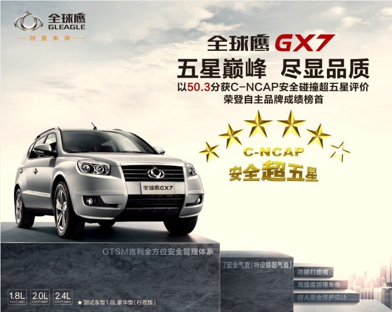 超五星安全--全球鹰GX7