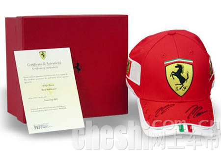 FERRARI F1车队车手签名限量车队帽