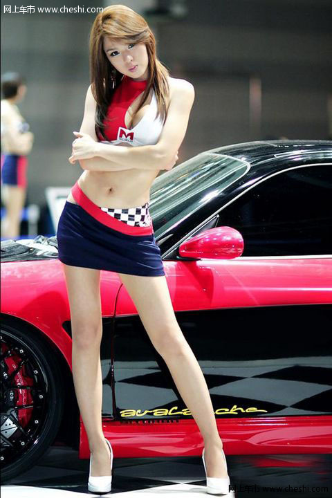 卡哇伊韩国性感车模 现实生活照大曝光
