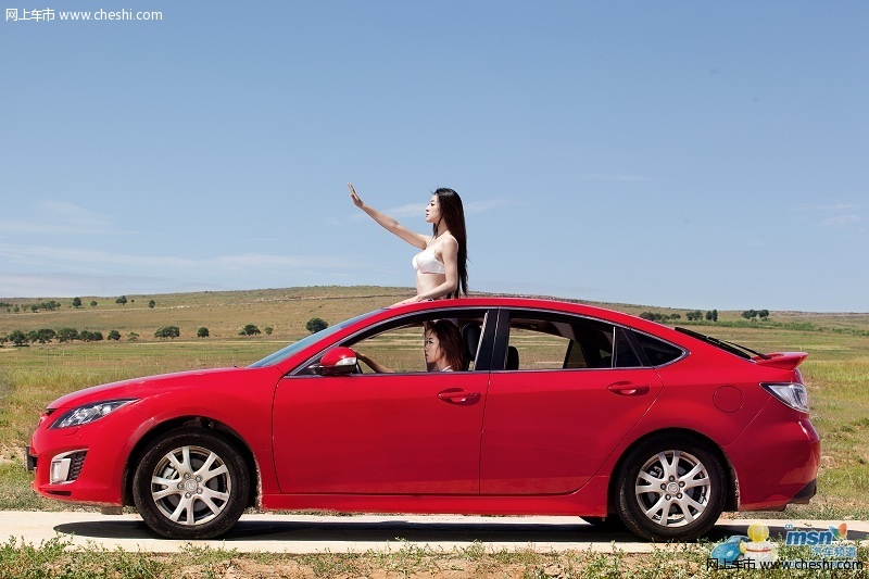 如烟美女赤兔写真 内衣精灵MM的越野PK战