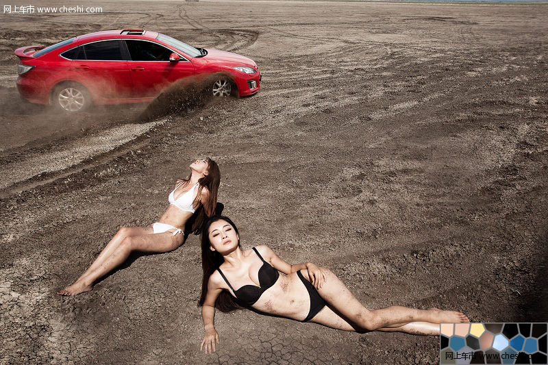 如烟美女赤兔写真 内衣精灵MM的越野PK战