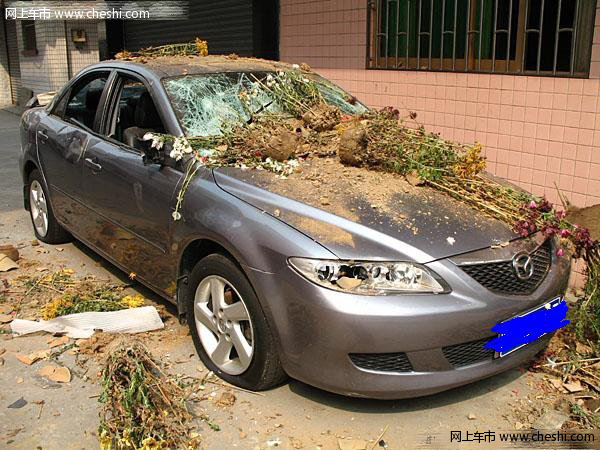 惨不忍睹 和小三玩车震被老婆逮住的后果