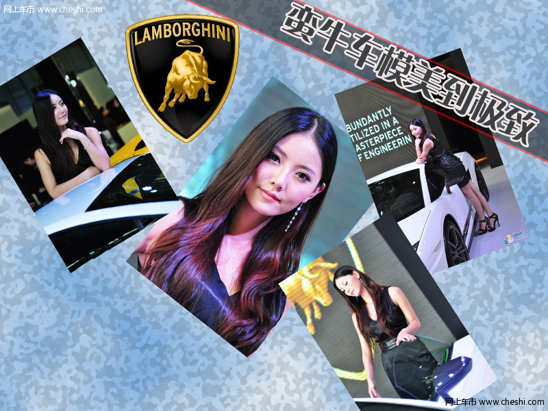 蛮牛车模美到极致