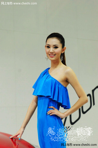 南京车展现蓝精灵