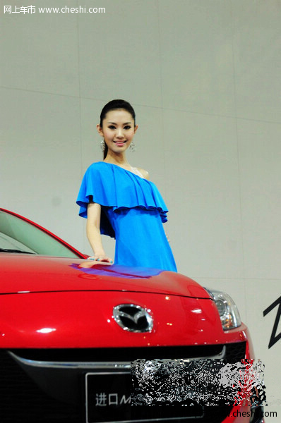 南京车展现蓝精灵