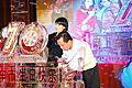 网上车市十周年冰雕2