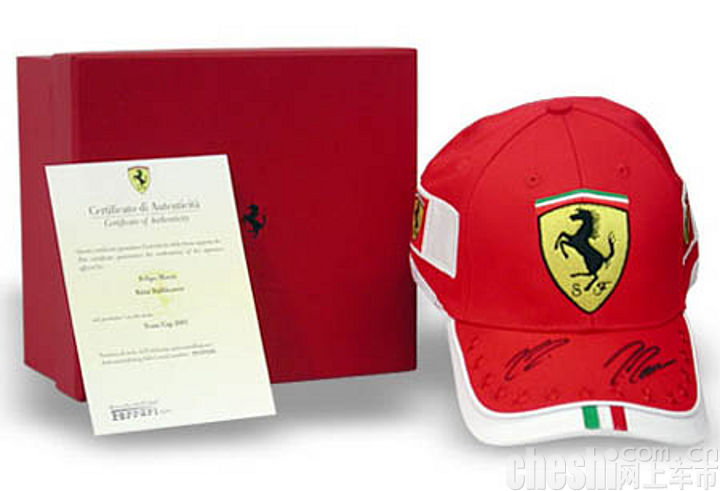 FERRARI F1车队车手签名限量车队帽