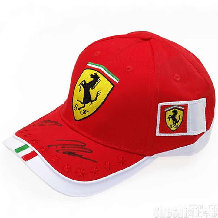 FERRARI F1车队车手签名限量车队帽