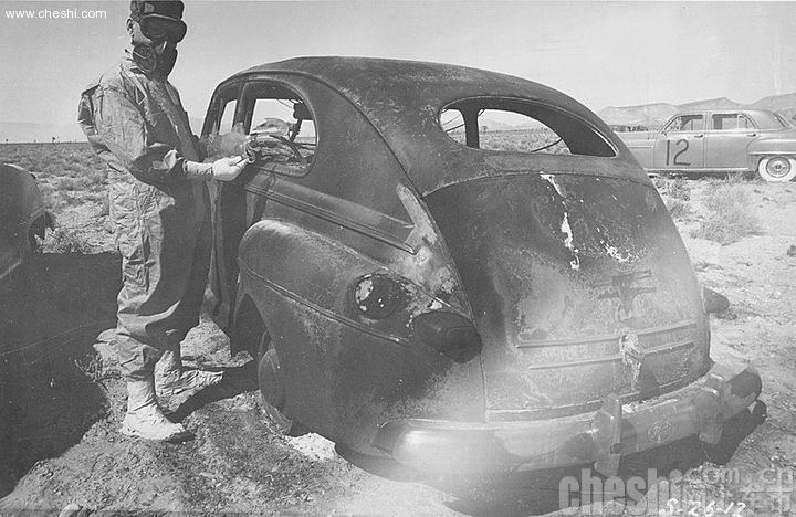 核爆实验用车