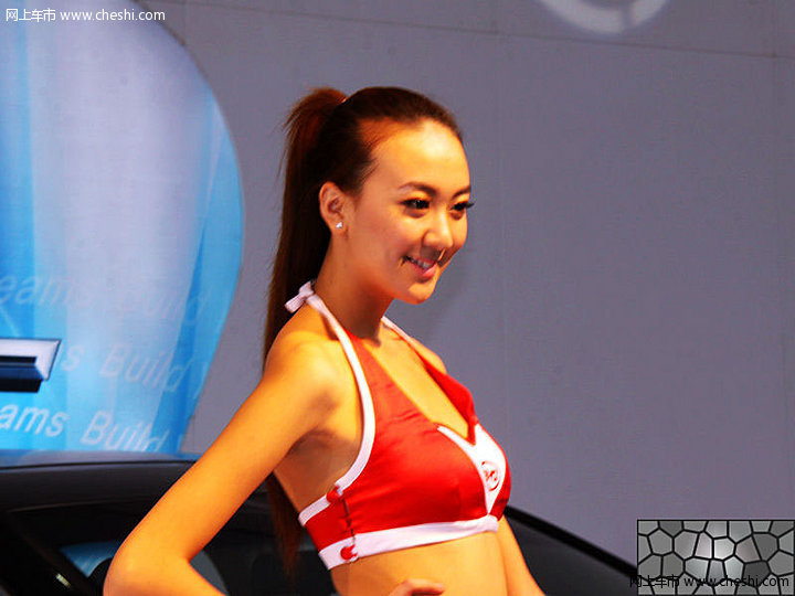 2010沈阳国际车展车模云集 体验东北风情