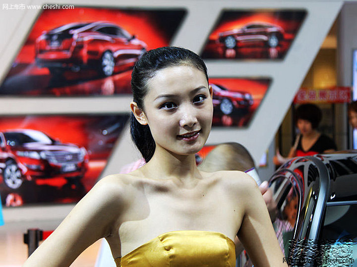 2010沈阳国际车展车模云集 体验东北风情