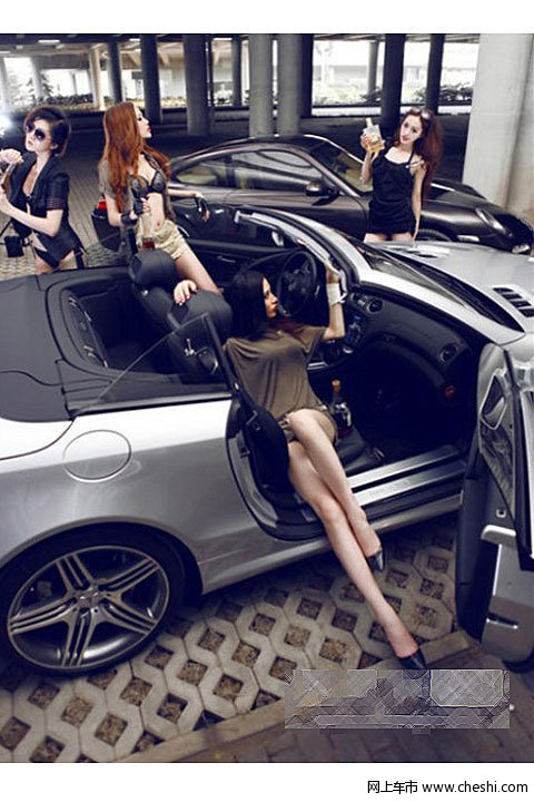 挡不住的风情 车模车厢内十二种性感姿势