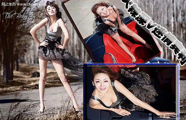 火辣深V迷情宾利
