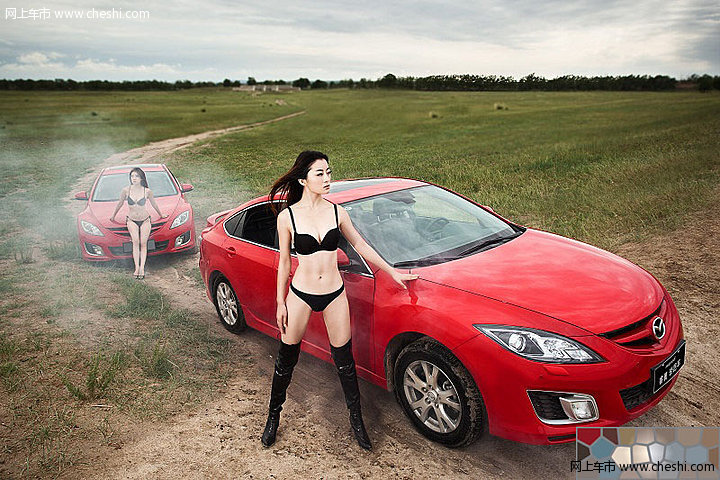 如烟美女赤兔写真 内衣精灵MM的越野PK战