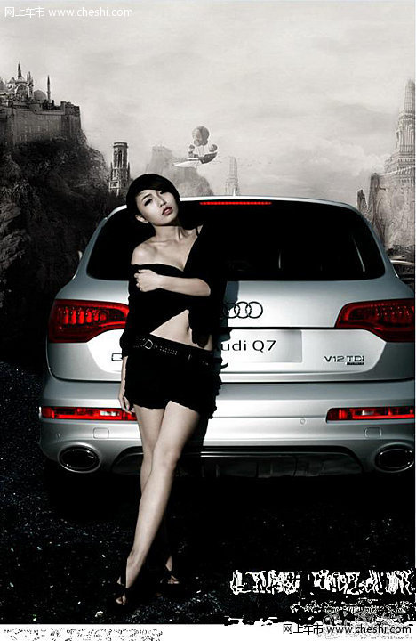 暗夜女使者 奥迪Q7-V12带给你的独特魅力