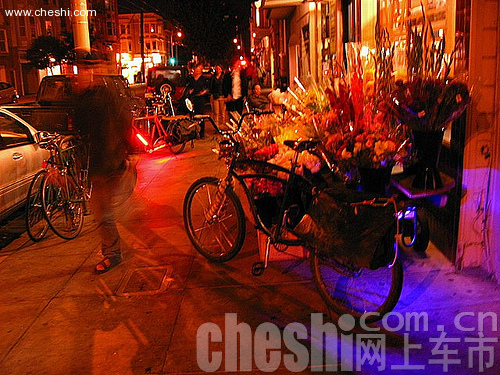 自行车-霓虹灯照明