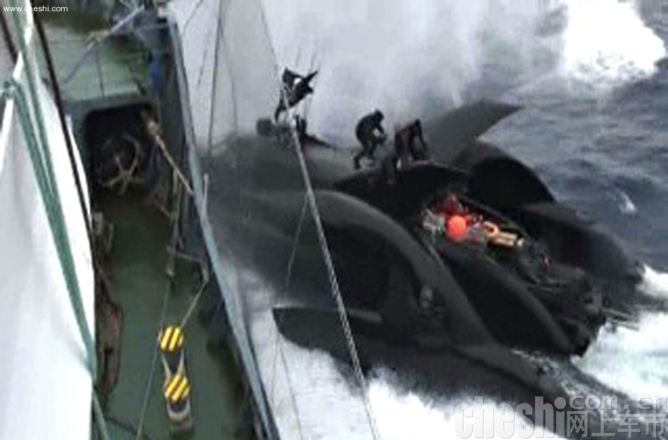 日本捕鲸船撞沉美国反捕鲸团体小船