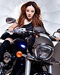 摩托美女