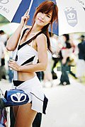 韩国第一车模宋智娜 展魔鬼身材性感逼人