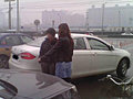 刮蹭引車主大戰(zhàn)