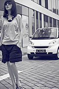 李小璐與smart fortwo