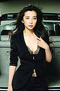 李冰冰演绎车内性感
