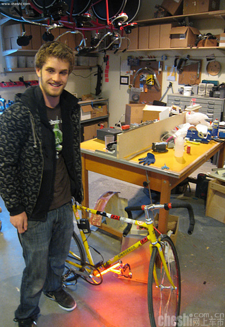 自行车-霓虹灯照明