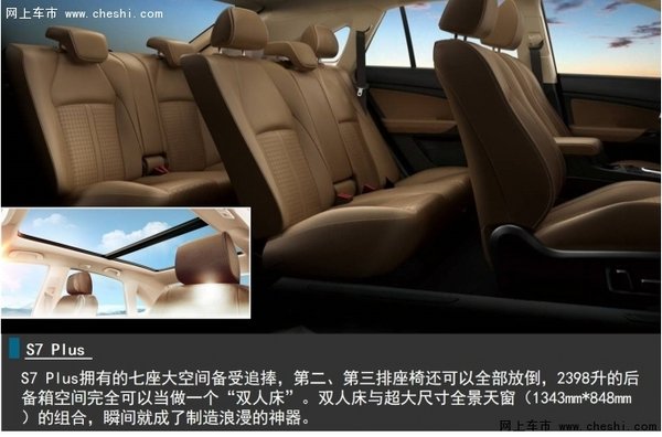 新增全景天窗软内饰 S7 Plus亮点连连看-图3