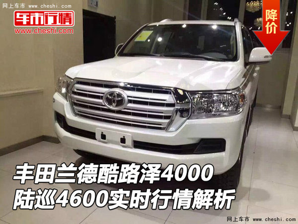 丰田兰德酷路泽4000/4600 实时行情解析-图1