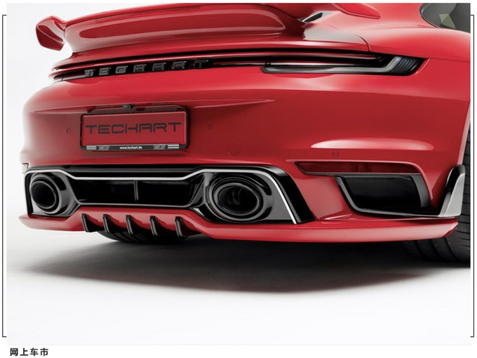 保时捷新款911改装版配升降式尾翼动力小幅升级